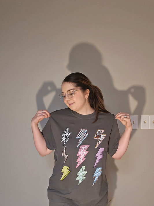 Neon Lightening Bolts