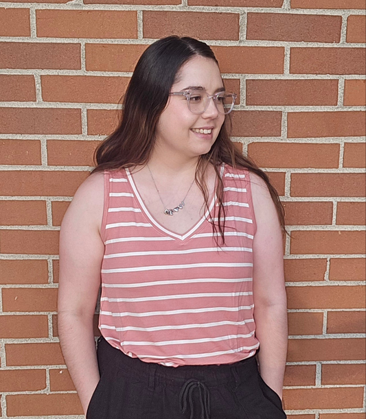 New day striped tank
