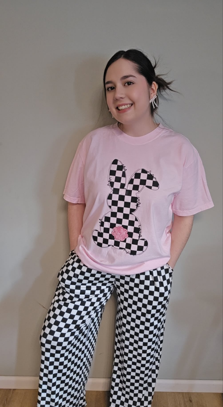 BOLD BLOCK CHECKER PANTS