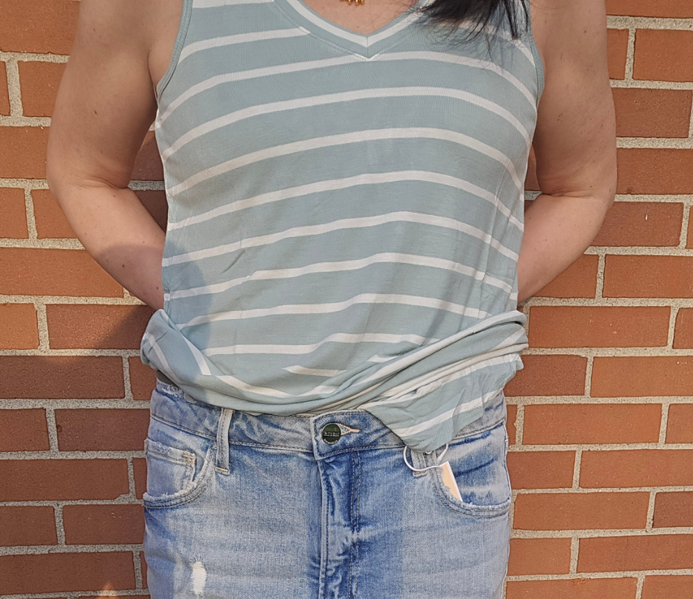 New day striped tank