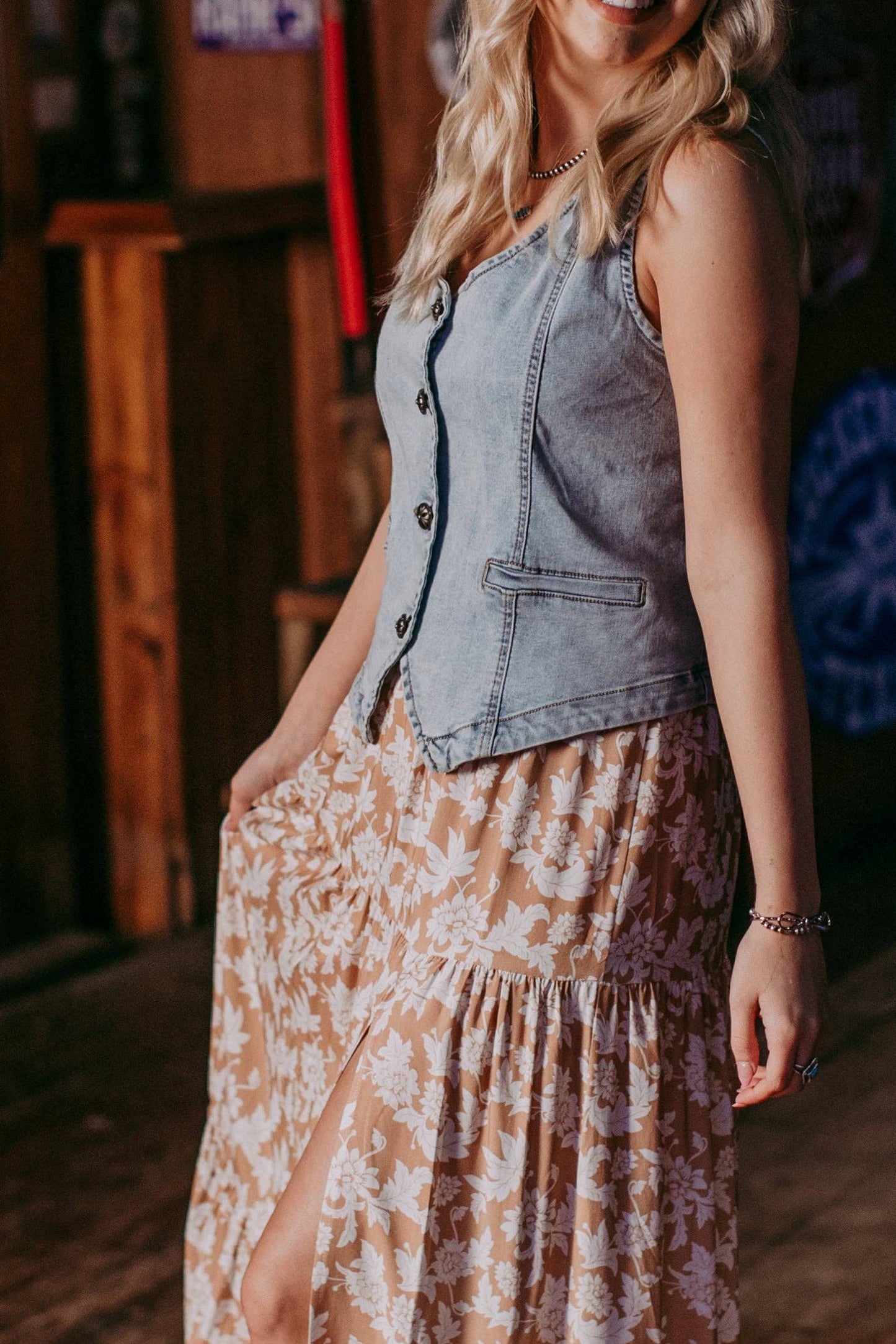 Sterling Denim Vest
