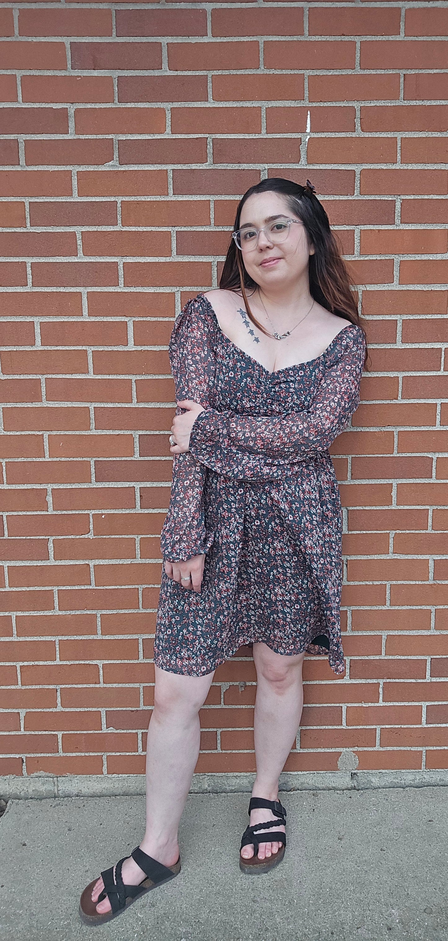 Floral Print Mini Dress