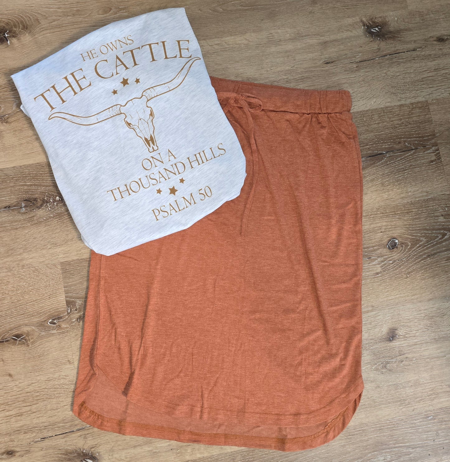 Tangerine Weekend Skirt